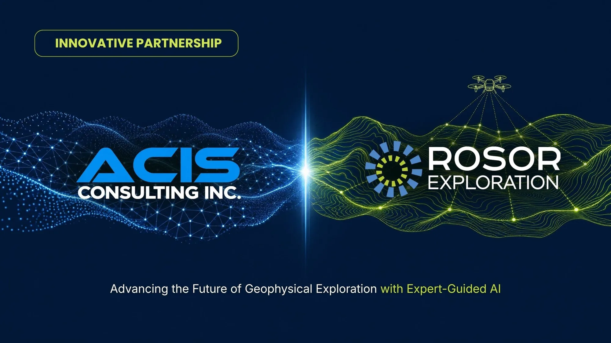 Innovative partnership: ACIS Consulting Inc. and Rosor Exploration, advancing the future of geophysical exploration with expert-guided AI